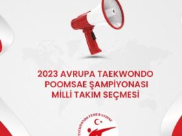 2023 Avrupa Taekwondo Poomsae Şampiyonası Milli Takım Seçmesi (Sonuçlar)