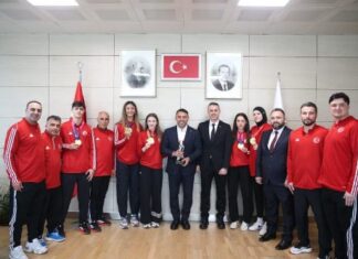 Şampiyonlardan Sayın Yerlikaya’ya Ziyaret