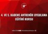 4. ve 5. Kademe Antrenör Uygulama Eğitimi Kursu (Başvuru Süresi Uzatılmıştır)