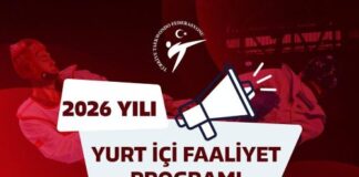2026 Yılı Yurt İçi Faaliyet Programı Yayınlandı